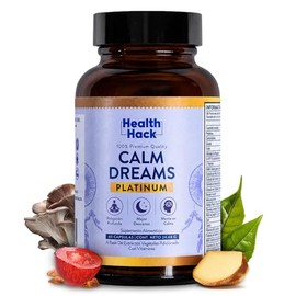 Magnesio Glicinato con GABA, 5-HTP, L-Teanina, NAD, Reishi, Bacopa y Ginseng Coreano | Suplemento Relajación Nocturna sin Melatonina | 60 Cápsulas Veg