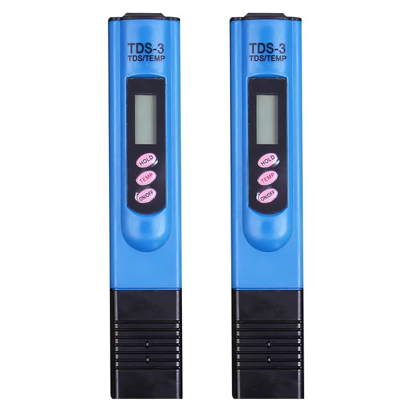 COWANIEE 2 PCS TDS Meter Digital Water Tester Pen LCD