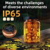 KagoLing Solar Lantern Hanging Light LED Hummingbird Outdoor Garden Lamp