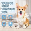 ktxaby 4 PCS Puppy Dog Teething Toys Rubber Puppy Dog