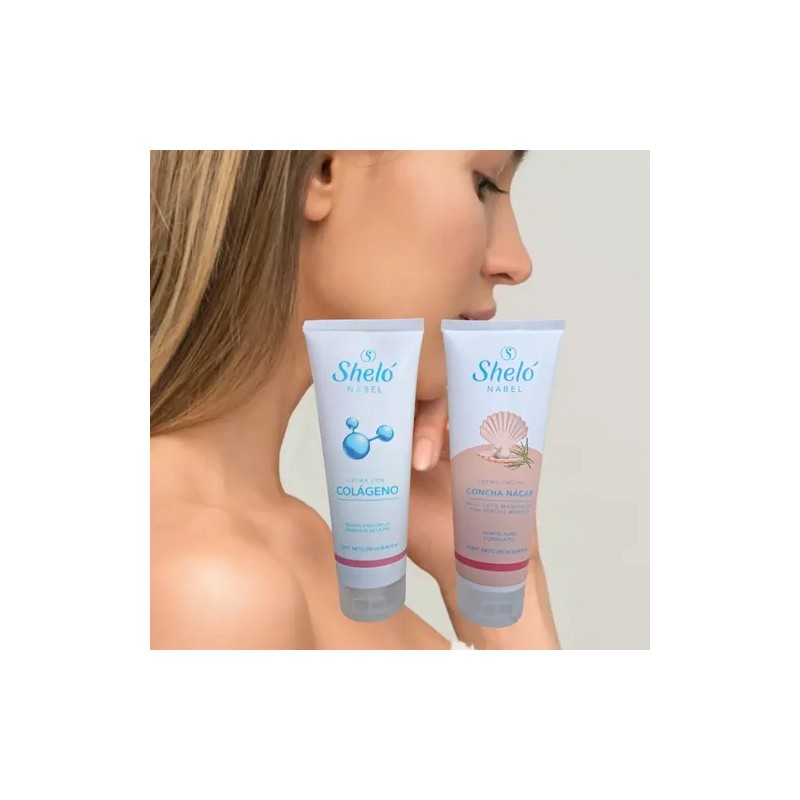 Crema Con Colágeno Y Crema De Concha Nacar Shelo Nabel