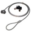 Laptop Security Cable with Barrel Lock & Key for Kensington