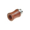 Armerah Woody Curve 510 Drip Tip eCig Mouthpiece Short/Big Wood/Steel