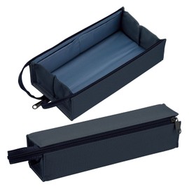 Kokuyo F-VBF122-7 Pencil Case C2 Sheet - Large Ash Black