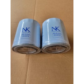 NK Filters 2 x Oil Filters S11878 For 2023, 2022, 2021, 2020 GMC Sierra 3500HD 6.6L Diesel