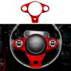 Steering Wheel Trim Cover Compatible with Kia Soul 2020-2026 Accessories