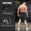 NOOYME Men's Cycling Shorts Padded 4D Elastic Cycling Shorts with