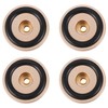 Aswalling 4PCS Turntable Isolation Feet Pads Aluminum Speaker Spikes Stand