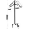 Artigarden Freestanding Garden Hose Holder Hanger, Heavy Duty Metal Water