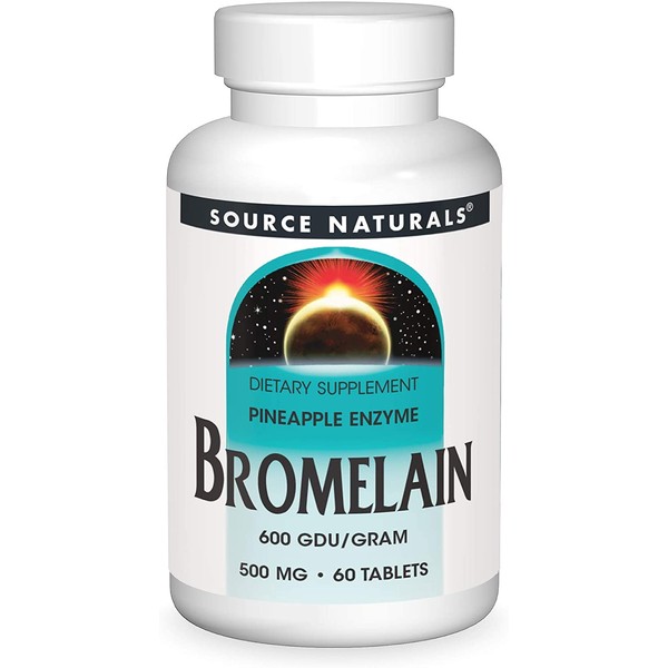 Source Naturals Bromelain 500mg Proteolytic Enzyme Supplement - 60 Tablets