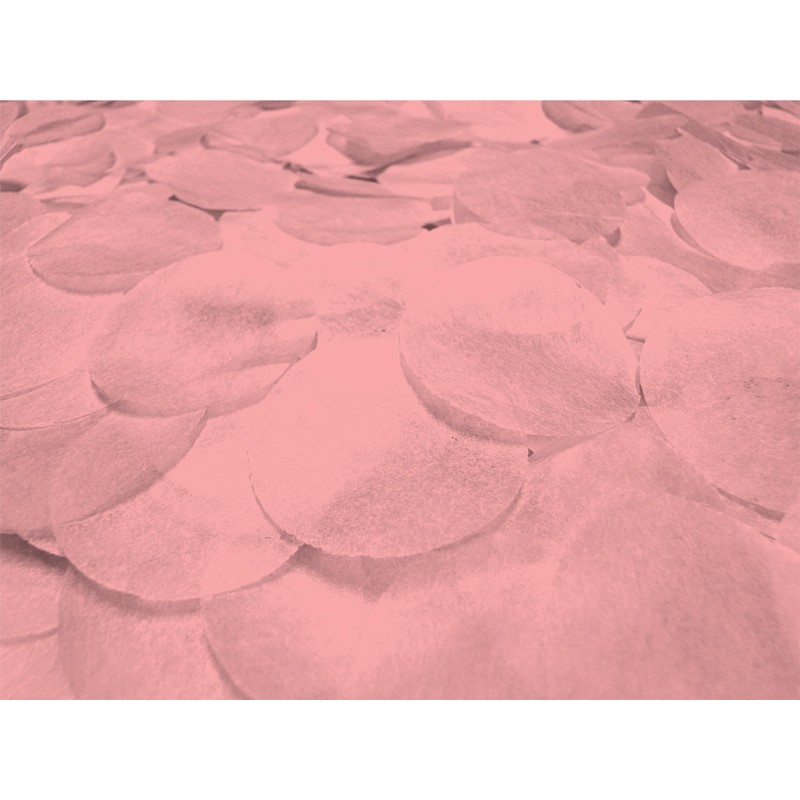 Baby Pink Paper Confetti, 2.5cm diameter, 10 grams