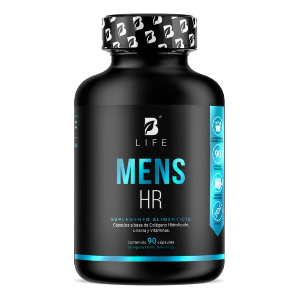 Vitaminas Cabello Y Barba Para Hombre De 90 Cápsulas B