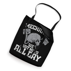 Mechanics We Bust Nuts All Day Tote Bag