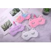 Forlady unicorn sleeping mask, plush cartoon mask for children and
