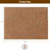 MAXPACE Natural Coconut Coir Liner Sheets - 14x11inch 2 Pcs