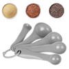 5-Piece Measuring Spoons Stackable Measuring Spoon Set Classic Plastic Measuring