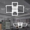 Acrylic Modern LED Ceiling Light, Square LED Flush Mount Ceiling