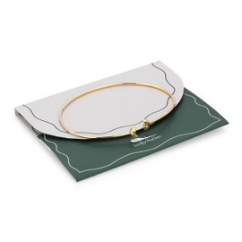 Lucky Feather Connection Gold Cuff Bracelets for Women - Elegant 14k Gold-Dipped Cuff Bracelet - Nickel-Free, Adjustable to Fit Most Wrists - Adorable Gifts for Women and Teenagers