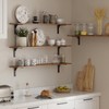 DINZI LVJ Long Wall Shelves, 47.3Inch Wall Mounted Shelves Set