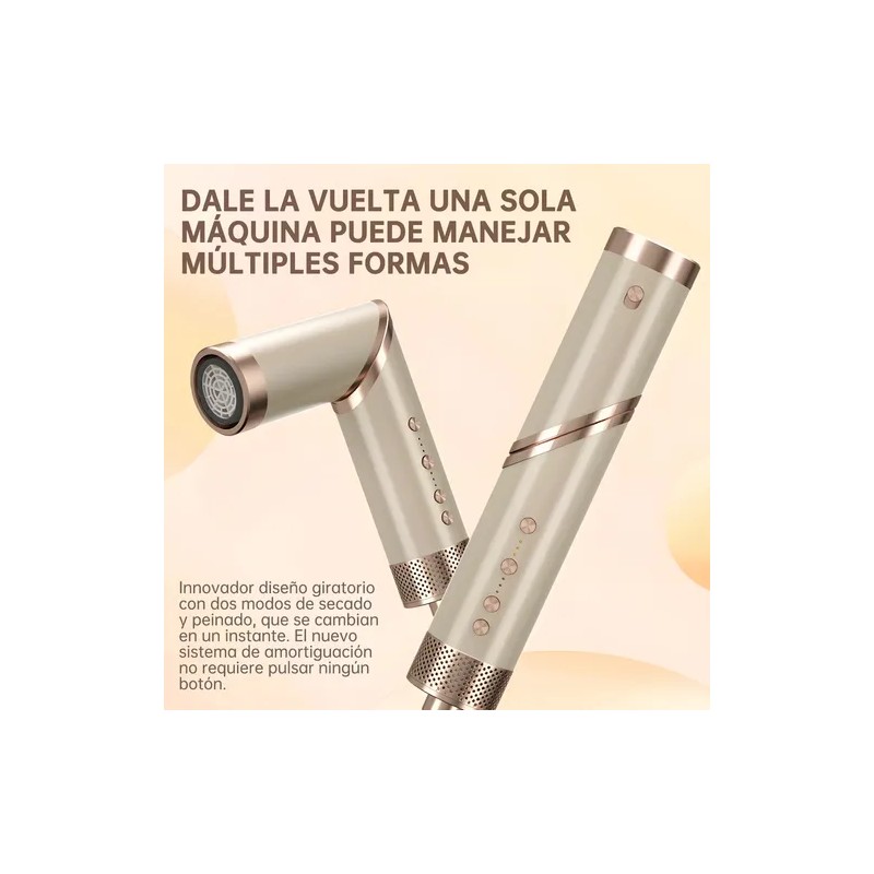 Profesional 9 En 1 Cepillo Secadora De Cabello Multifunción