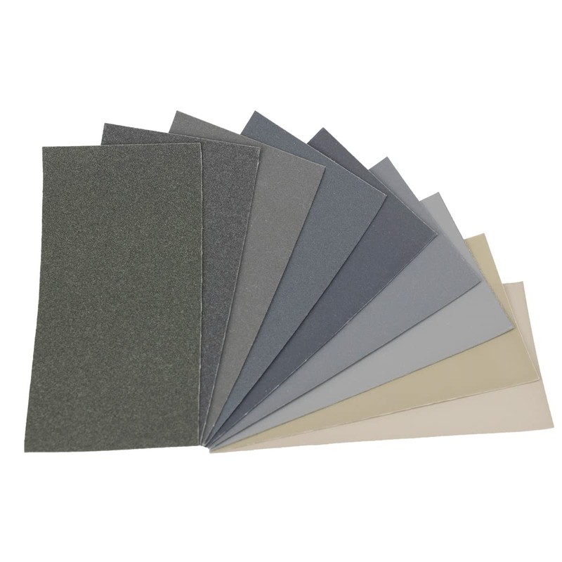 Micro-Mesh Abrasive Polishing Cloth Kit, 9 Sheets of 6"x3" Regular