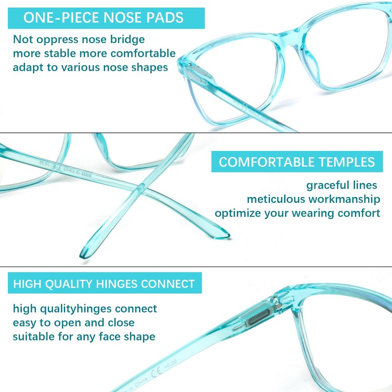 SIGVAN SIGVAN Ladies Reading Glasses Blue Light Blocking Spring Hinge