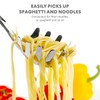 DOITOOL Spaghetti Server Spoon 9.44 Inch Stainless Steel Pasta Spoon