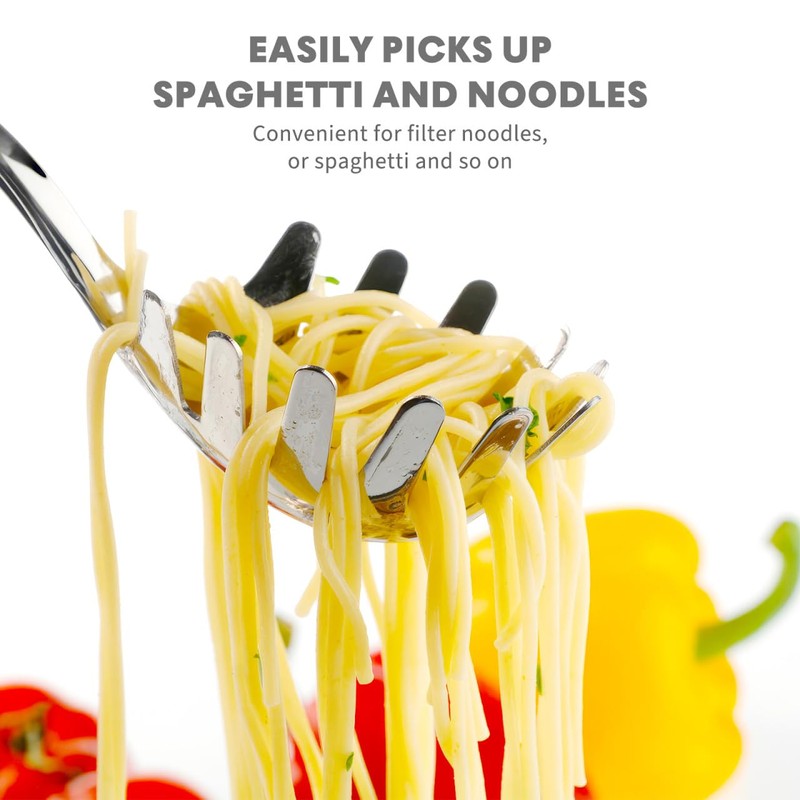 DOITOOL Spaghetti Server Spoon 9.44 Inch Stainless Steel Pasta Spoon