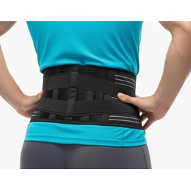 Dr. Arthritis Cinturón de soporte para la espalda, faja lumbar para ciática, alivio de hernias de disco, corrección de postura y más, ajuste seguro y 