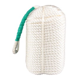 Bang4buck Super Strong 1/2 Inch x 300 Feet Three Strand Braided Boat Lines Dockline with Thimble 5850 Pound Breaking Strain Green