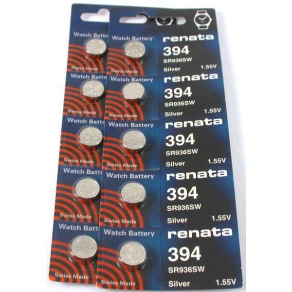 #394 Renata Watch Batteries 10Pcs
