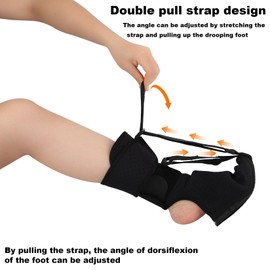 NOWFRESH Plantar Fasciitis Night Splint & Foot Brace - Adjustable Strap for Effective Plantar Fasciitis Relief, Achilles Tendonitis & Foot Drop Support - Breathable Comfort for Men & Women, Night Use & Travel