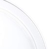 JAM Paper Round Plastic Party Plates - Medium - 9