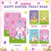 Fullhawl 120 Pcs Happy Easter Gift Bags Easter Favor Bags