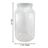 Pinnacle Mercantile 1 Gallon Plastic Jars with Screw on Lined