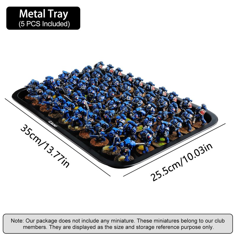 Jucoci Miniatures Storage Case Miniatures Transport Case (Large Size with