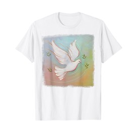 Graceful Peace Dove/Pastel/Olive Branches T-Shirt