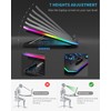 KeiBn KeiBn Upgarde Laptop Cooling Pad, RGB Lights Laptop Cooler