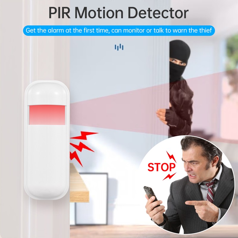 Security Alarm System for House 2.4G WiFi GSM 2.4 inch