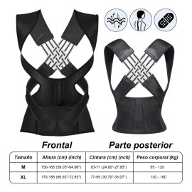 Faja Ortopédica Correctora De Postura Unisex Calidad Premium