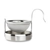 Stainless Steel Tea Strainer & Stand