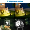 APONUO Solar Spot Lights Outdoor 4-in-1 Solar Landscape Lights Dusk