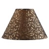 Aspen Creative 32083, Hardback Empire Transitional Spider Brown Lamp Shade,