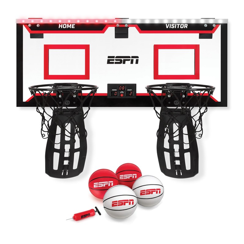 ESPN Mini Basketball Hoop, Over The Door Basketball Hoop with