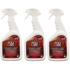 PolyCare Laminate Floor Cleaner and Hardwood Floor Cleaner Spray - Versatile Solution Safe for Vinyl Floors, Wood Floors, and Engineered Hardwood Floors - 96 Fl Oz