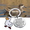 WSNANG Cute Duck Jewelry You are Braver Stronger Smarter Than