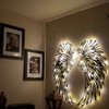 1 Pair Angel Wings Metal Mural Wall Sculpture Decor for