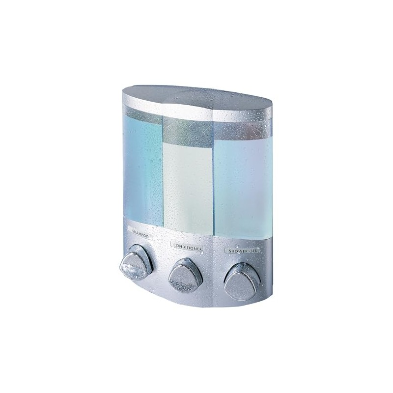 Better Living 76334-1 Euro Trio 3 Shower Liquid Dispenser with