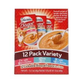 Hartz Delectables Bisque Tuna, Shrimp & Chicken Cat Treats-16.8oz/ - Default