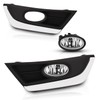 AmeriLite for 2017-2018 Honda CR-V Clear Replacement Bumper Fog Light